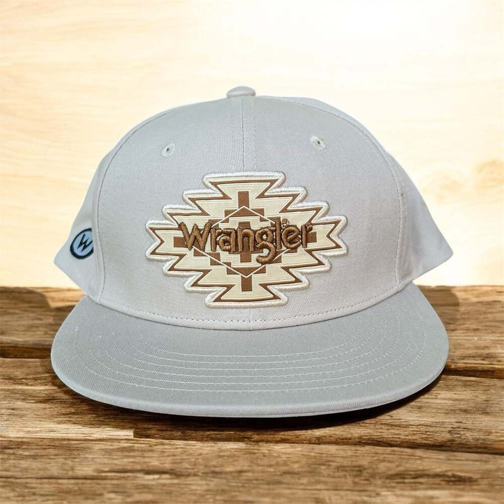 Wrangler Southwestern Embroidery Logo Snapback Hat
